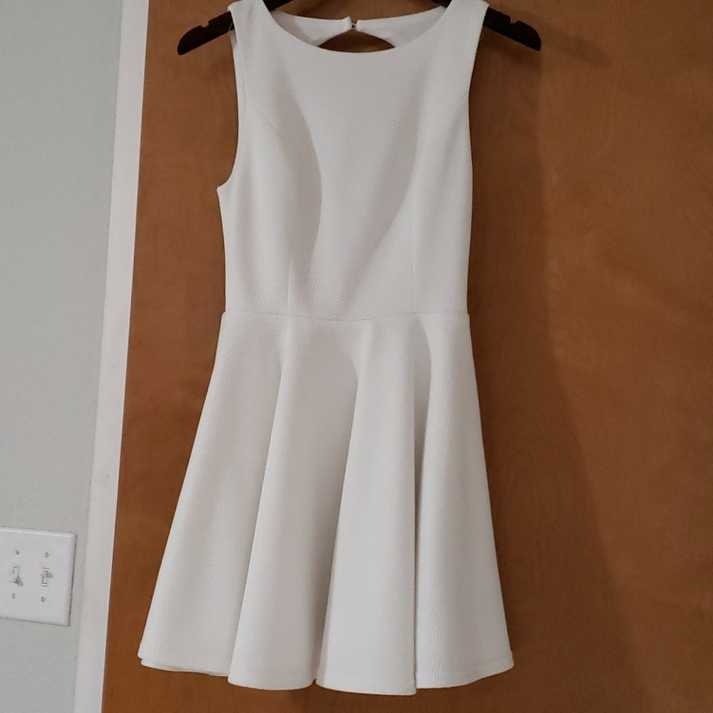 Open back dress